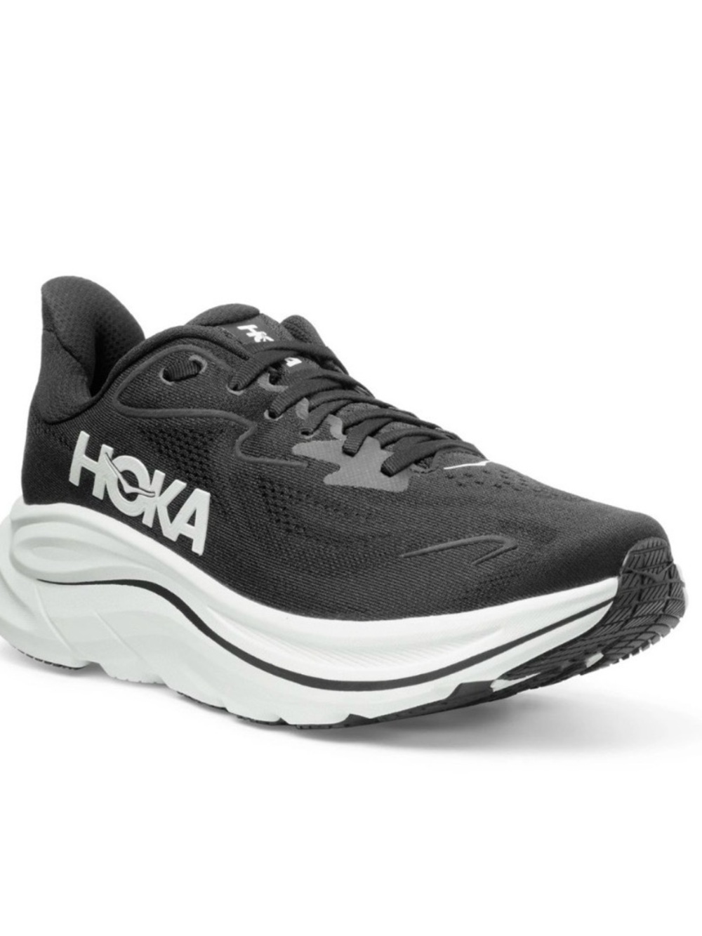 Hoka Men's Black&White Running Shoes brand new, soft and comfortable (Size 8.5) - Picture 2 of 7